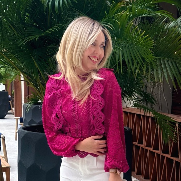 Tops - Pink Knit Sweater